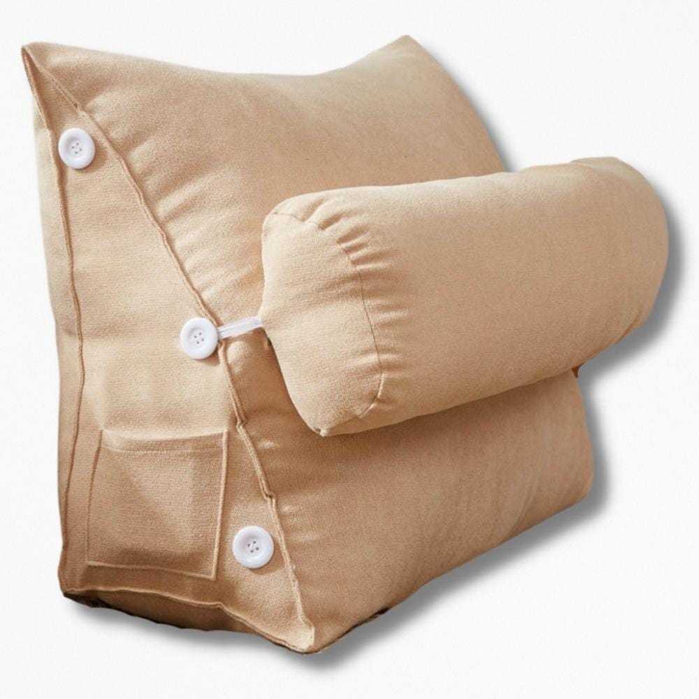Coussin De Lecture pour Lit | NirvanaPillow™ 45x25x50 cm / Beige