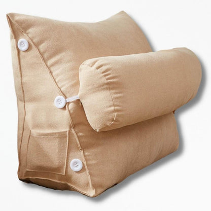 Coussin De Lecture pour Lit | NirvanaPillow™ 45x25x50 cm / Beige