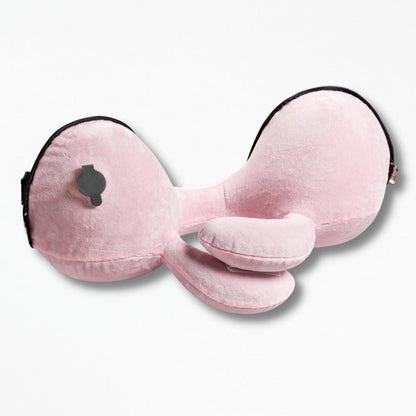 Coussin De Nuque en Voiture | NirvanaPillow™ 46 x 23 cm / Rose