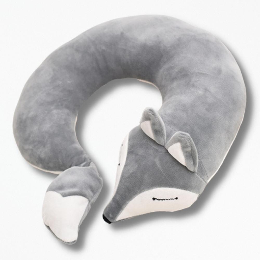 Coussin De Renard | NirvanaPillow™ 30x30x8 cm / Gris Clair