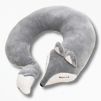 Coussin De Renard | NirvanaPillow™ 30x30x8 cm / Gris Clair