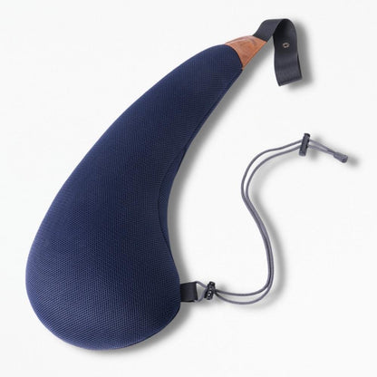 Coussin De Sommeil pour Voiture | NirvanaPillow™ 65x23 cm / Bleu Foncé