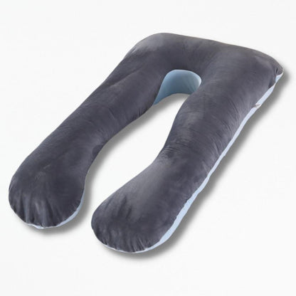 Coussin de Soutien Complet Du Corps | NirvanaPillow™ 140x80 cm / Gris / Bleu Ciel
