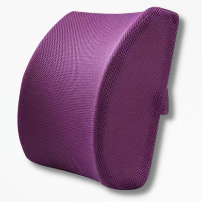 Coussin de Soutien Dos | NirvanaPillow™ 34x33x12 cm / Violet