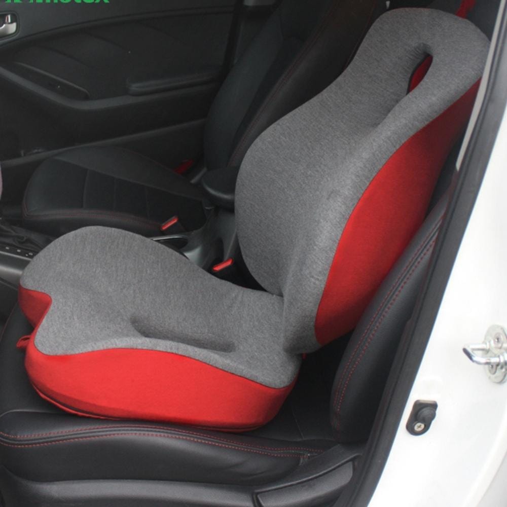 Coussin de Soutien Lombaire | NirvanaPillow™ 44x36x13 cm/42x50x15 cm / Rouge