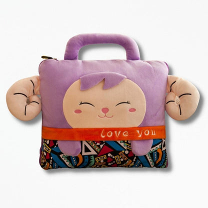 Coussin De Voyage pour Enfant | NirvanaPillow™ 160 x 100 cm / Lapin