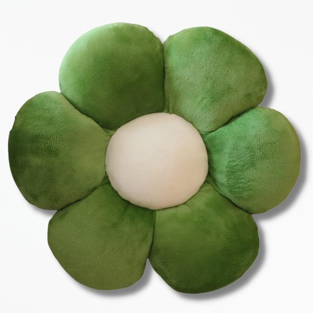 Coussin Déco Fleure | NirvanaPillow™ 55 cm / Vert