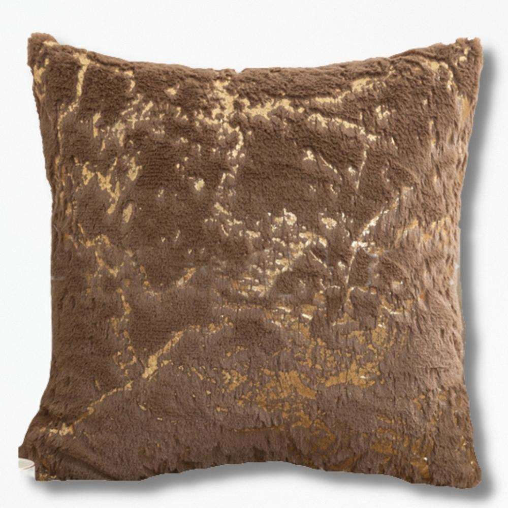Coussin Décoration pour Lit | NirvanaPillow™ 43 x 43 cm / Marron
