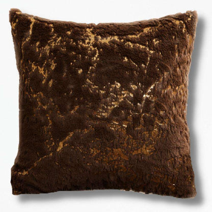 Coussin Décoration pour Lit | NirvanaPillow™ 43 x 43 cm / Marron Café