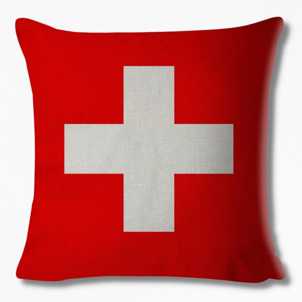 Coussin Drapeau Français | NirvanaPillow™ 45 x 45 cm / Suisse