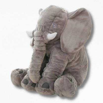 Coussin Eléphant en Peluche pour Bébé | NirvanaPillow™ 60 Cm / Gris