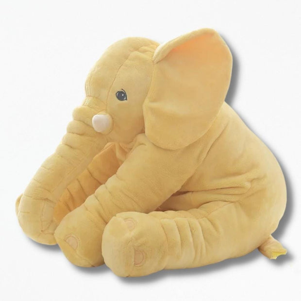 Coussin Eléphant en Peluche pour Bébé | NirvanaPillow™ 60 Cm / Jaune