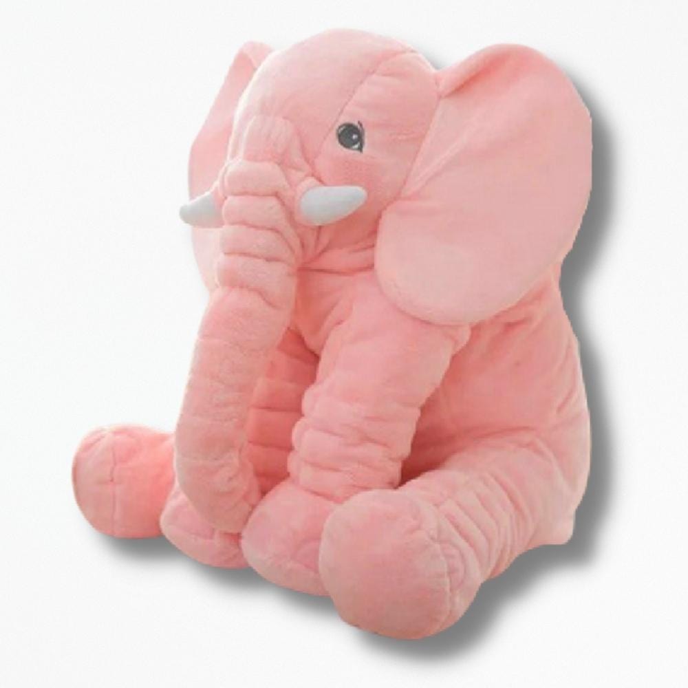 Coussin Eléphant en Peluche pour Bébé | NirvanaPillow™ 60 Cm / Rose