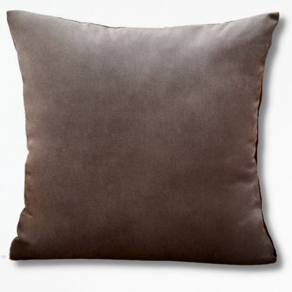 Coussin En Daim | NirvanaPillow™ 45 x 45 cm / Gris Marron