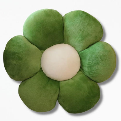 Coussin En forme de Fleur | NirvanaPillow™ 25 cm / Vert