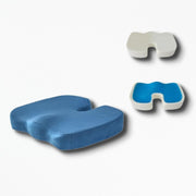 Coussin | En Gel pour Coccyx 45x35x7 cm / Bleu / Intérieur en coton mémoire