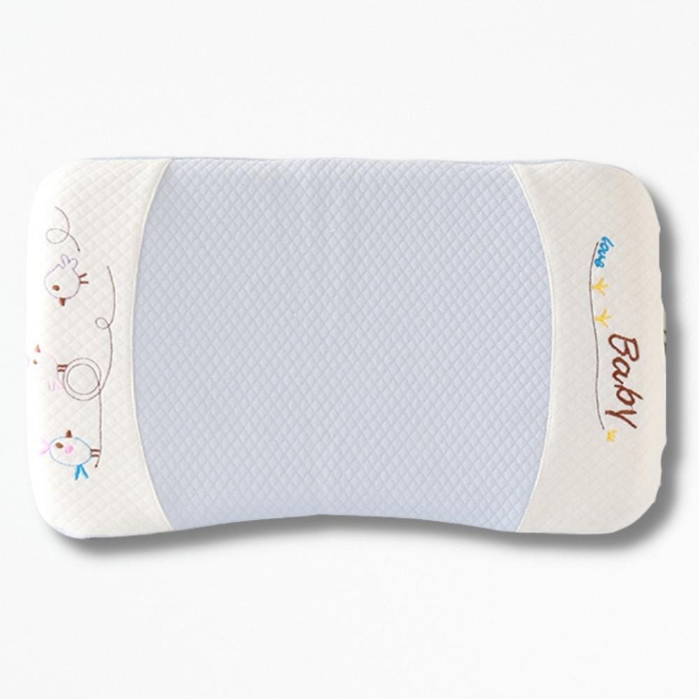 Coussin En Latex Naturel pour Bébé | NirvanaPillow™ 25 x 40 cm / Bleu