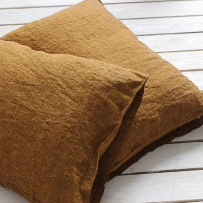 Coussin En Lin | NirvanaPillow™ 48 x 74 cm / Marron