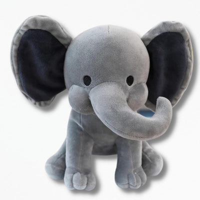 Coussin en Peluche Eléphant | NirvanaPillow™ 45 cm / Gris