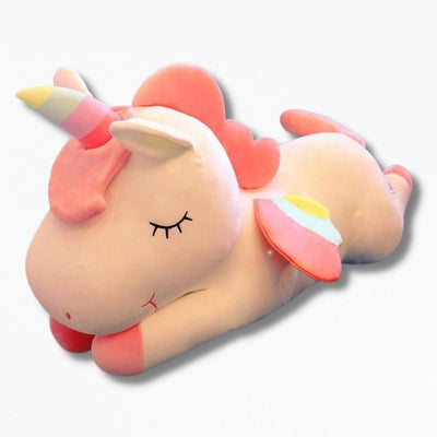 Coussin En Peluche Licorne | NirvanaPillow™ 100 cm / Blanc