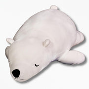 Coussin en Peluche Ours | NirvanaPillow™ 27 cm / Blanc