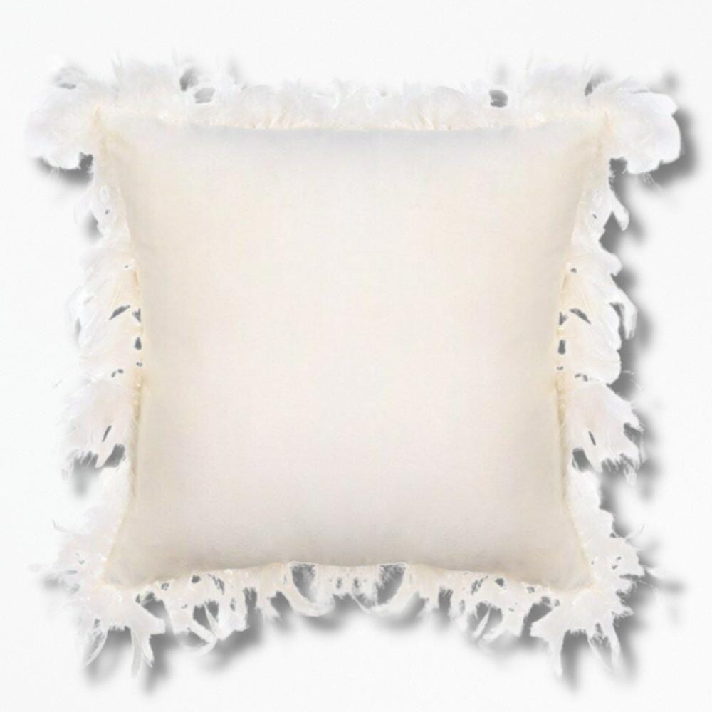 Coussin En Plume pour Canapé | NirvanaPillow™ 45x45 cm / Blanc