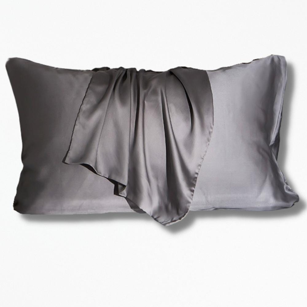 Coussin En Satin | NirvanaPillow™ 48 x 74 cm / Gris