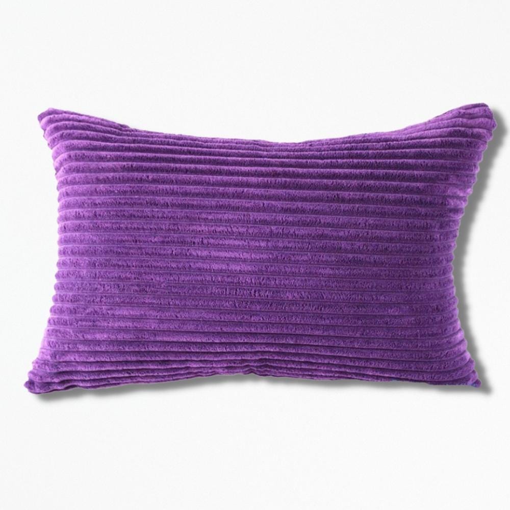 Coussin En Velours Côtelé | NirvanaPillow™ 65 x 65 cm / Violet