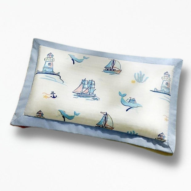 Coussin Enfant coton bio | NirvanaPillow™ 40 x 25 cm / Bleu