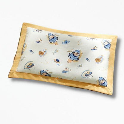 Coussin Enfant coton bio | NirvanaPillow™ 40 x 25 cm / Jaune