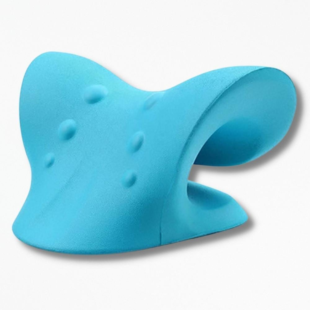 Coussin Ergonomique pour Cou | NirvanaPillow™ 22x17x12 cm / Bleu