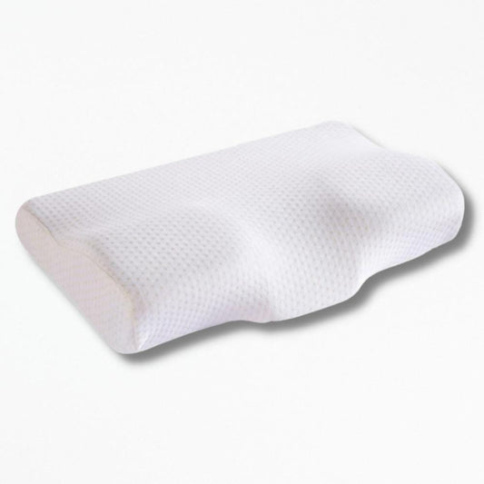 Coussin Ergonomique pour Dormir | NirvanaPillow™ 50 x 30 cm / Blanc
