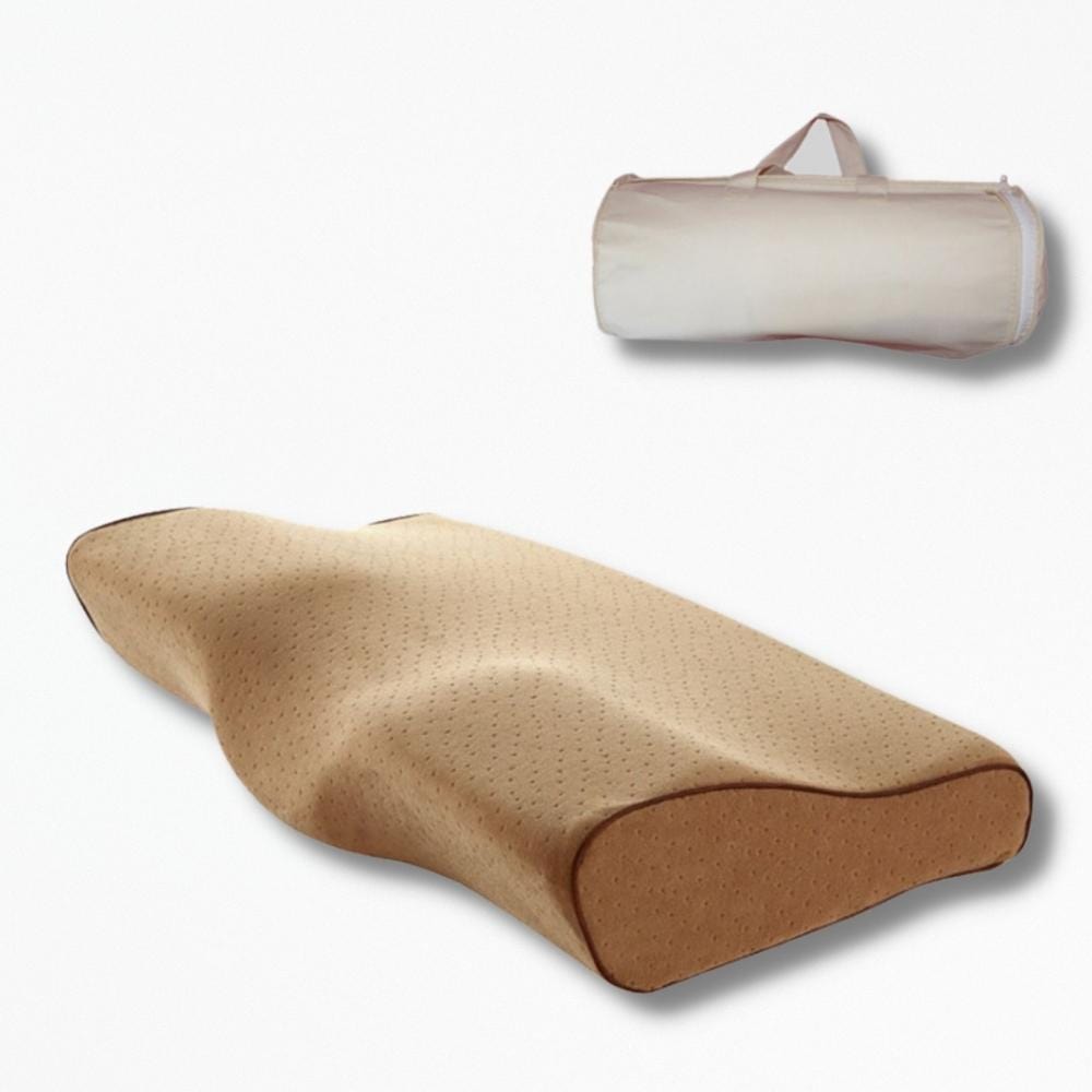 Coussin Ergonomique pour Dormir | NirvanaPillow™ 50 x 30 cm / Marron