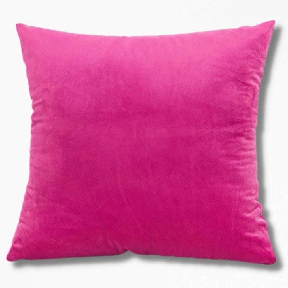 Coussin Fauteuil Velours | NirvanaPillow™ 50 x 50 cm / Rose Foncé