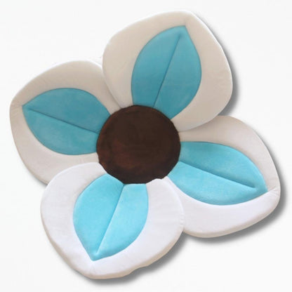 Coussin Fleur Bain Bébé | NirvanaPillow™ Bleu Ciel