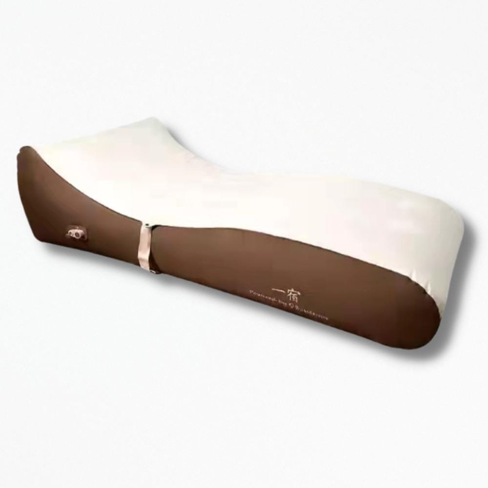 Coussin Gonflable | NirvanaPillow™ 185x80x50 cm / Marron