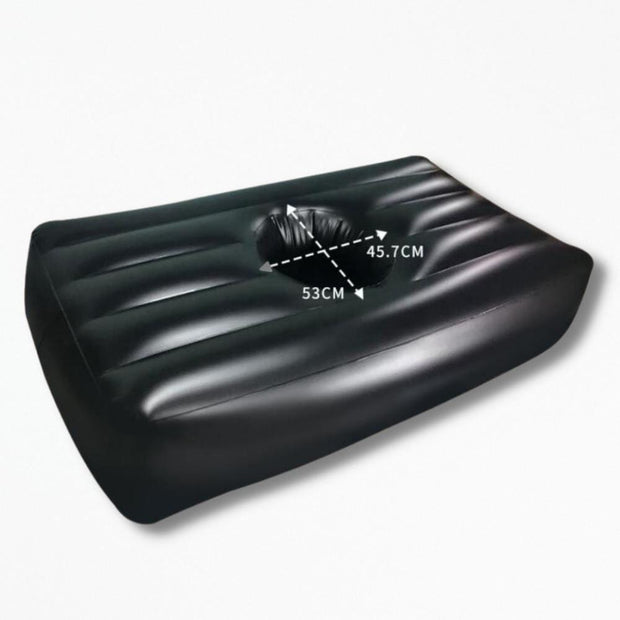 Coussin Gonflable pour Dormir | NirvanaPillow™ 168x100x44 cm / Noir