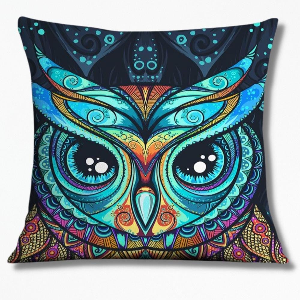 coussin jungle | NirvanaPillow™ 40 x 40 cm / Hibou