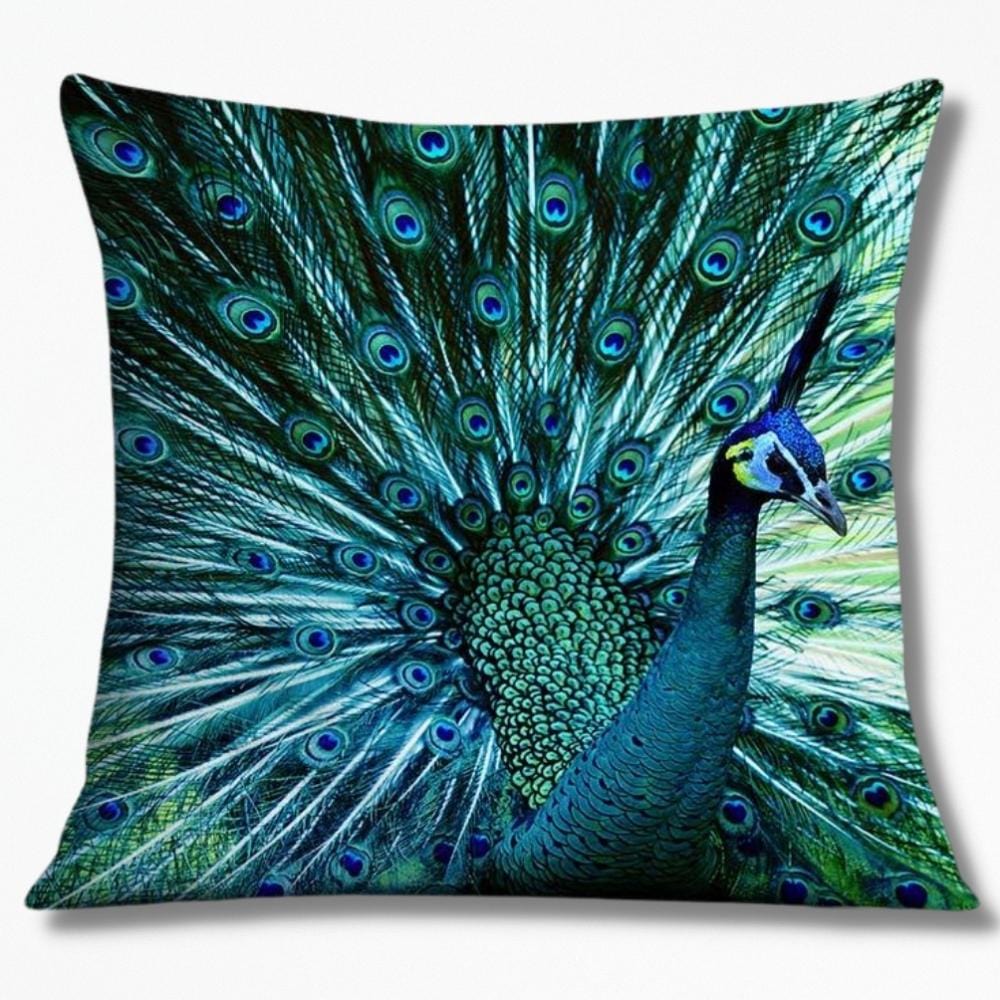 coussin jungle | NirvanaPillow™ 40 x 40 cm / Paon