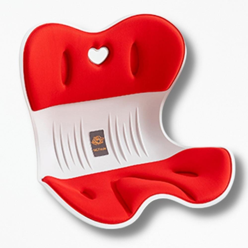 Coussin Lombaire Bureau | NirvanaPillow™ 36x28x35 cm / Rouge