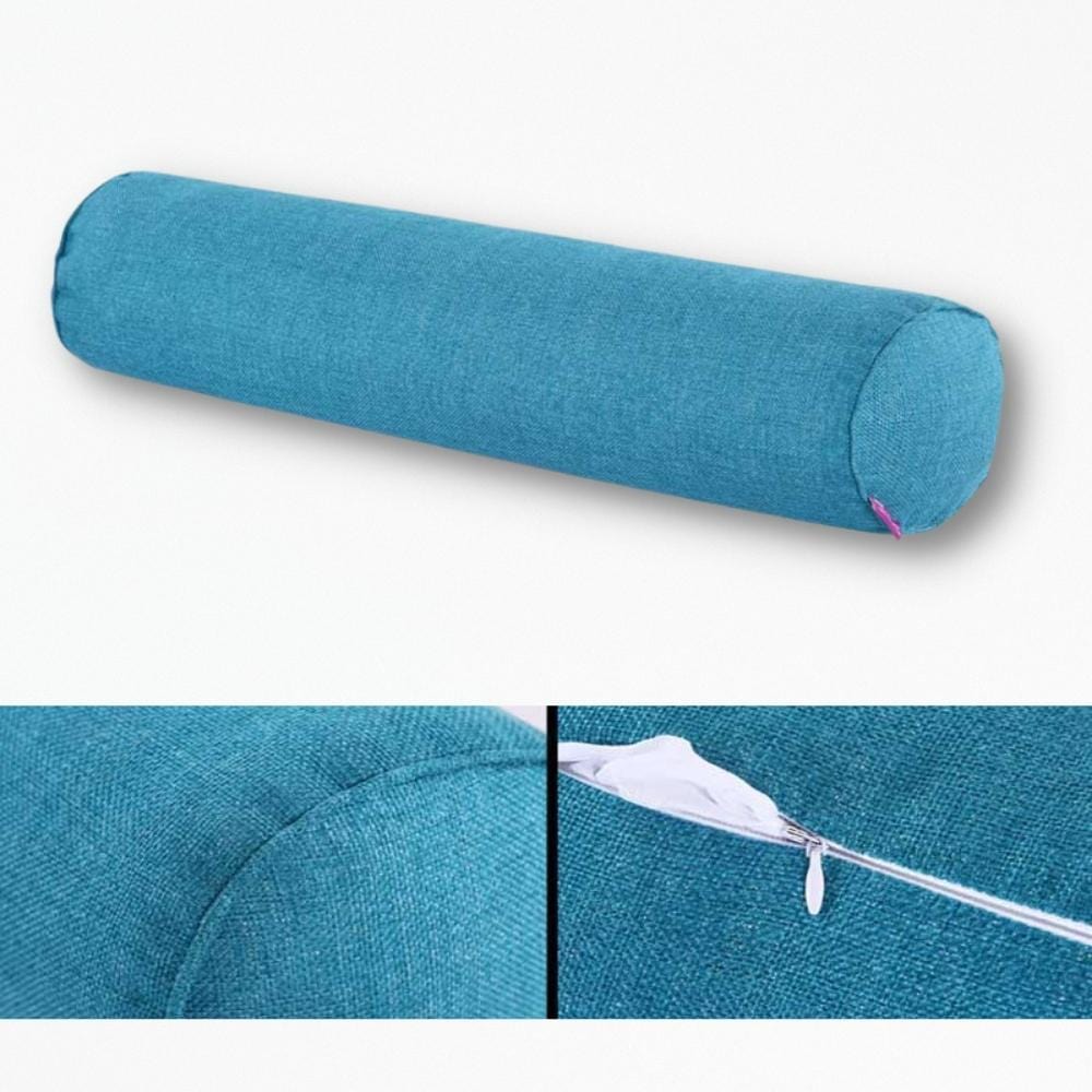 Coussin Long pour Lit | NirvanaPillow™ 15 x 40 cm / Bleu Canard