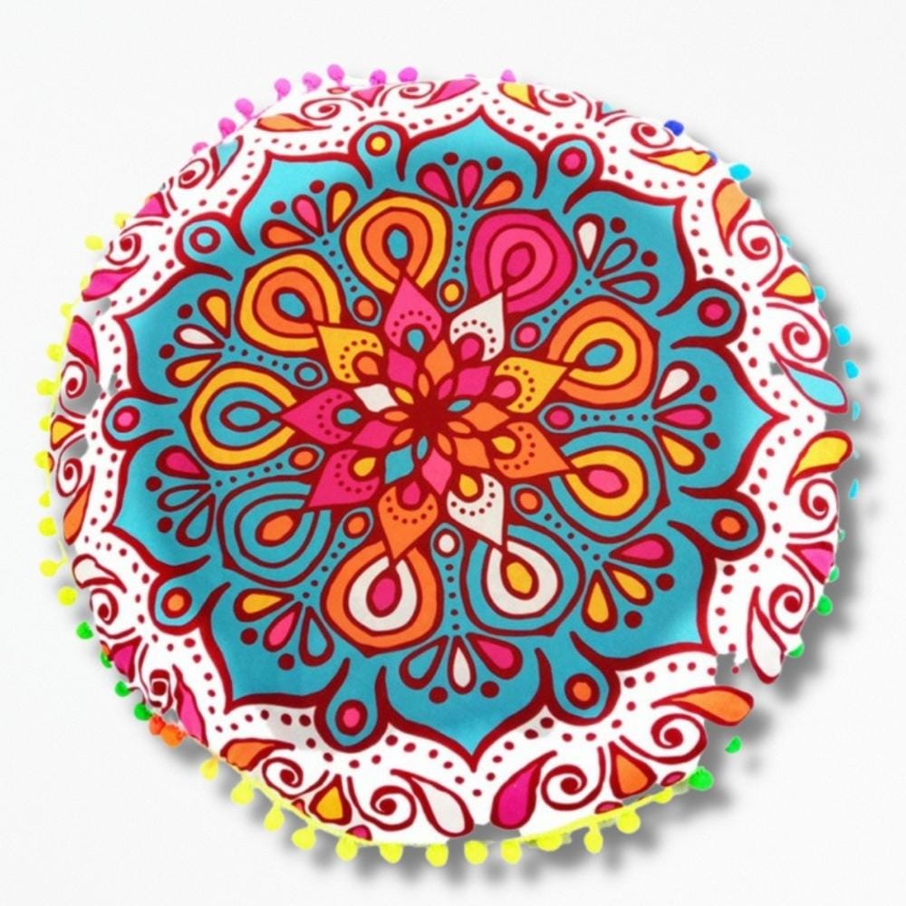 Coussin Mandala Rond | NirvanaPillow™ 43 cm / 3