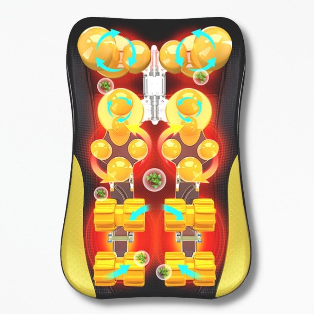 Coussin Masseur | NirvanaPillow™ 59x36x8.5 cm / Noir