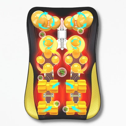 Coussin Masseur | NirvanaPillow™ 59x36x8.5 cm / Noir