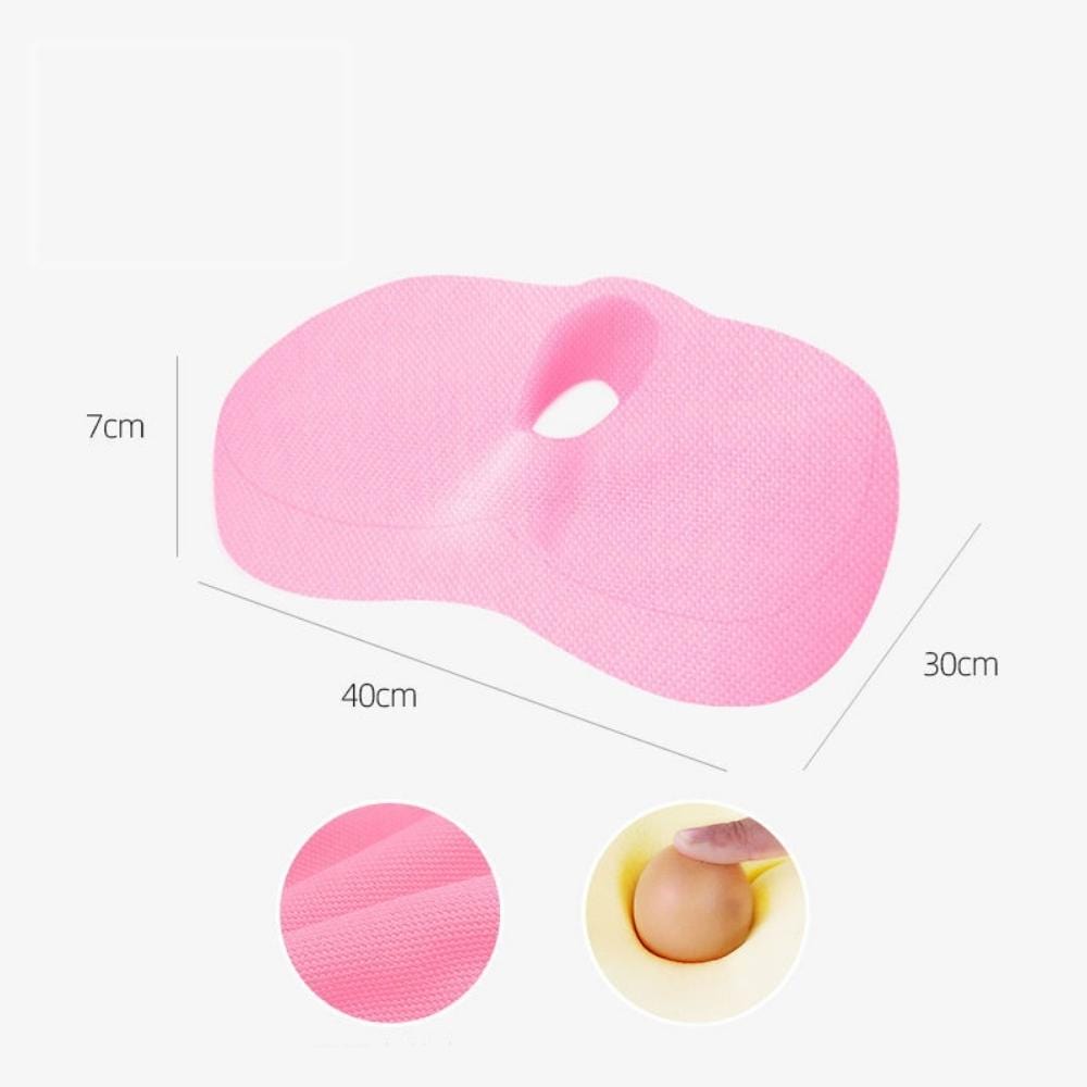 Coussin | Mémoire de forme soutien Lombaire/Coccyx 40x30x7 cm / Rose