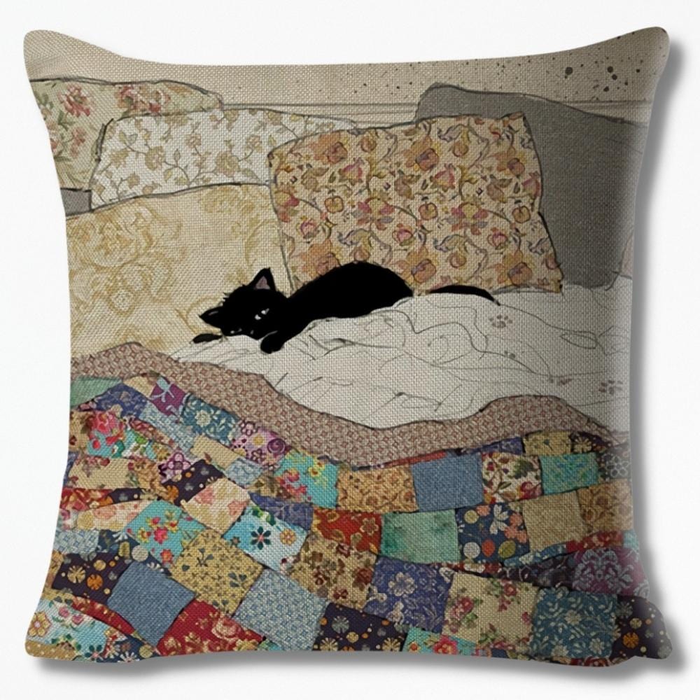 Coussin Motif Chat | NirvanaPillow™ 40 x 40 cm / 1