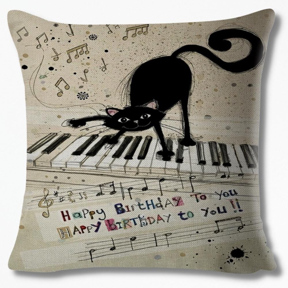 Coussin Motif Chat | NirvanaPillow™ 40 x 40 cm / 4