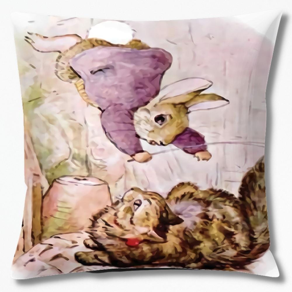 Coussin Motif Lapin | NirvanaPillow™ 60 X 60 cm / 2