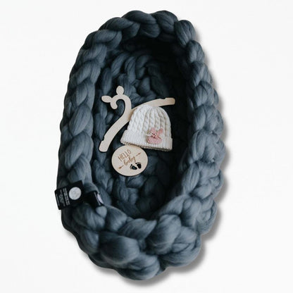 Coussin | Nid Bébé 70x40x15 cm / Gris