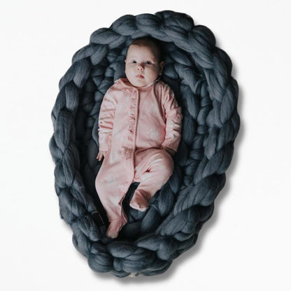 Coussin | Nid Bébé 70x40x15 cm / Gris